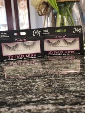 The Creme Shop Dolly 3D Faux Mink Lashes - Black (Set of 2)